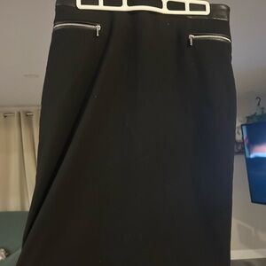 Calvin Klein Elegant Black Skirt